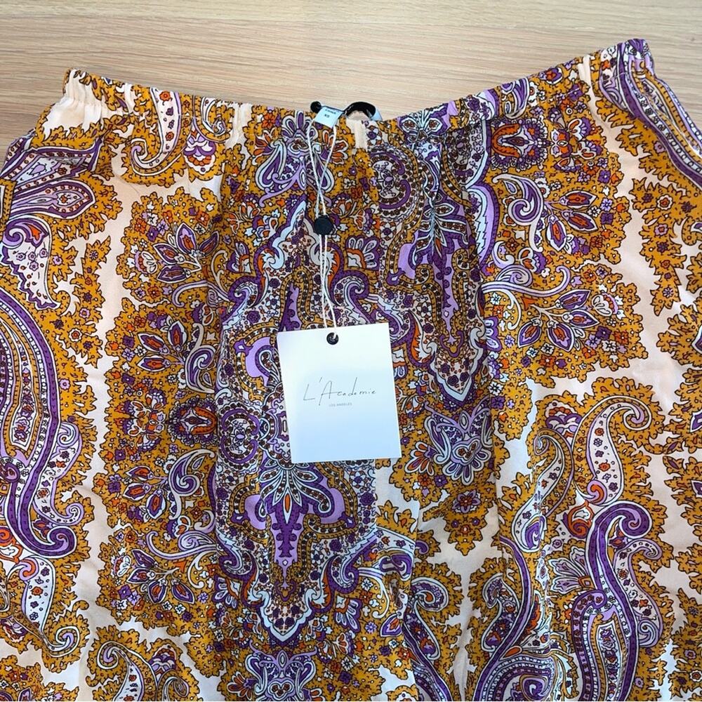 L'Academie Palma Pant Aria Multi Paisley XS - Picture 7 of 9